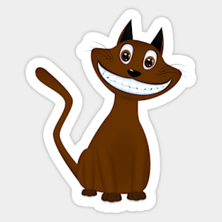 Сartoon cat Sticker